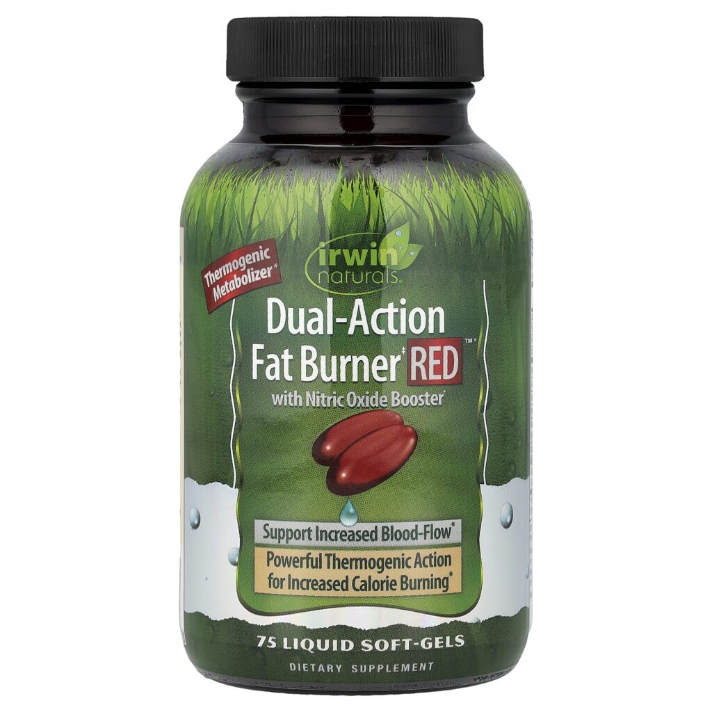 Irwin Naturals Dual-Action Fat Burner Red™ 75 Cápsulas Softgel Líquidas
