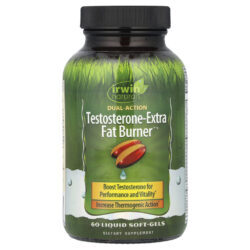 Irwin Naturals Testosterone-Extra Fat Burner 60 Cápsulas Gelatinosas Líquidas