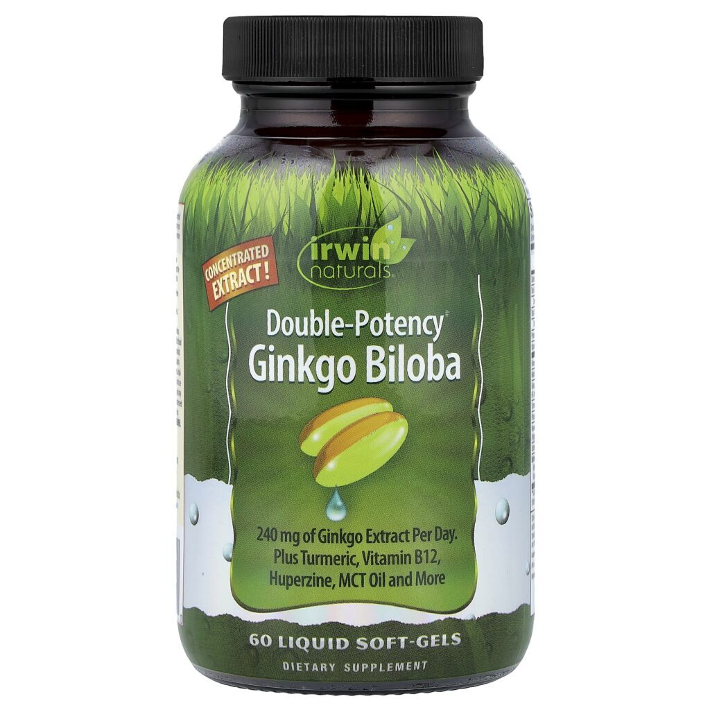 Irwin Naturals Ginkgo biloba 60 Cápsulas Softgel Líquidas