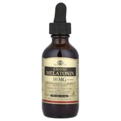 Solgar Melatonina Líquida Cereja Negra Natural 10 mg 59 ml (2 fl oz)