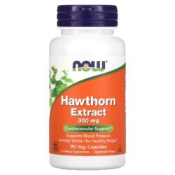 NOW Foods Extrato de Espinheiro 300 mg 90 Cápsulas Vegetais