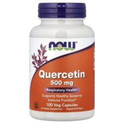 NOW Foods Quercetina 500 mg 100 Cápsulas Vegetais
