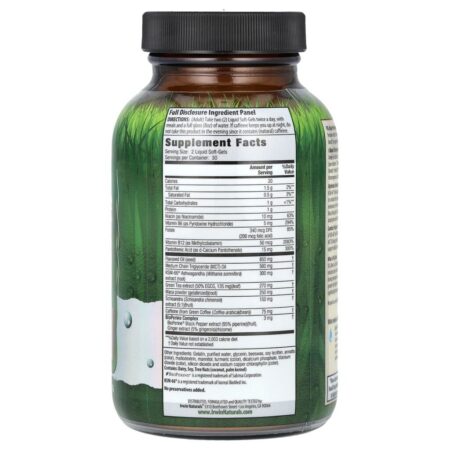 Irwin Naturals V02 Máx. Queimador de Gordura Performance 60 Cápsulas Softgel Líquidas - Imagem 2