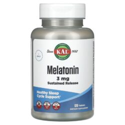 KAL Melatonina Liberação Gradual 120 Comprimidos