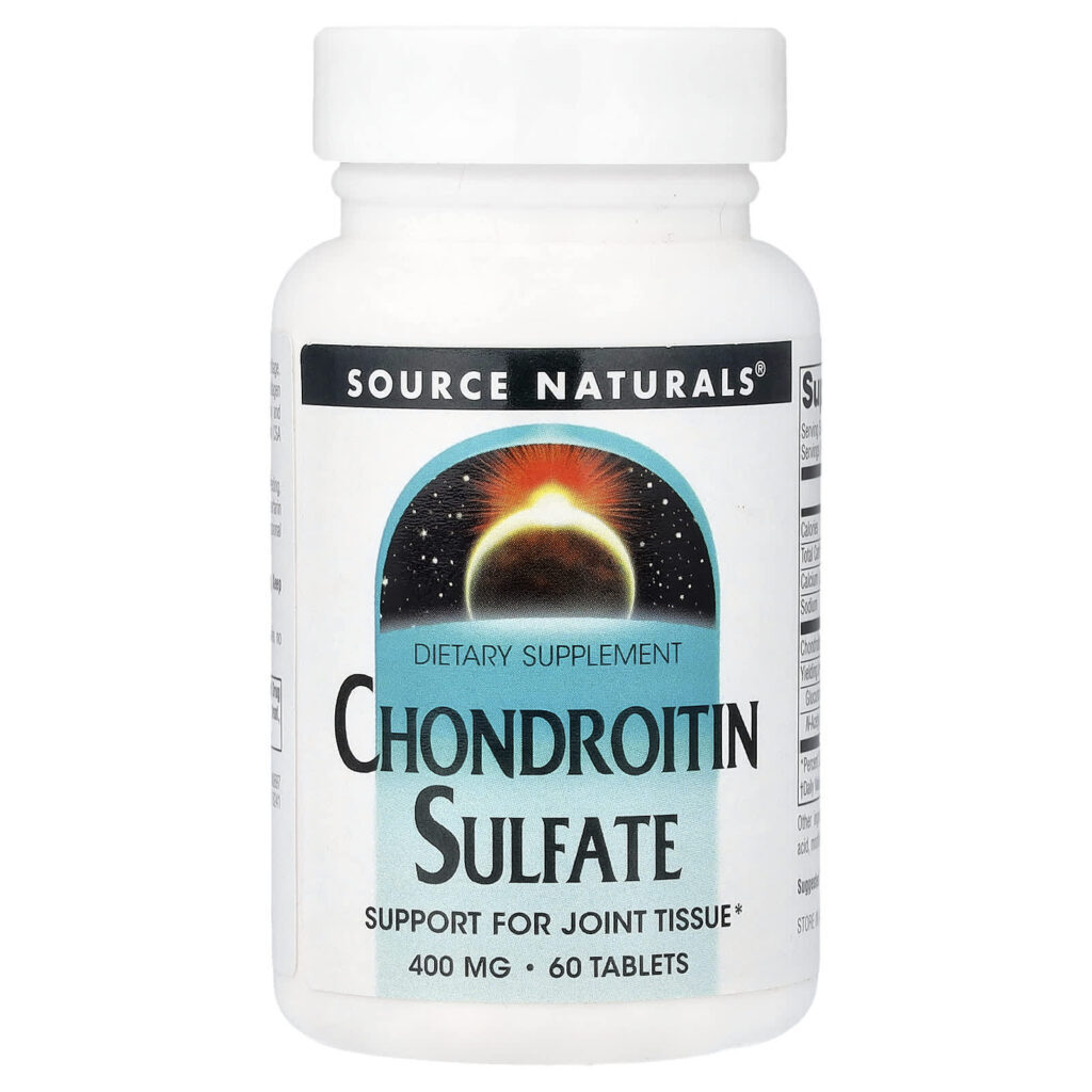 Source Naturals Ácido condroitinossulfúrico 400 mg 60 tabletes
