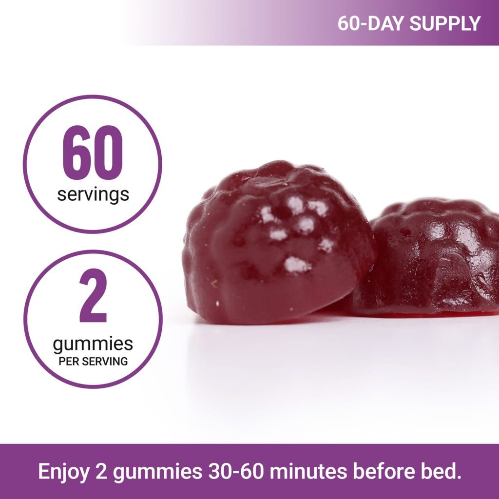 Force Factor Somnapure® Gomas Saborosas de Melatonina Frutos Silvestres 120 Gomas (5 mg por Goma) - Imagem 5