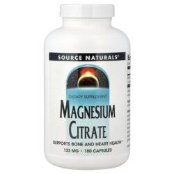 Source Naturals Citrato de Magnésio 133 mg 180 Cápsulas