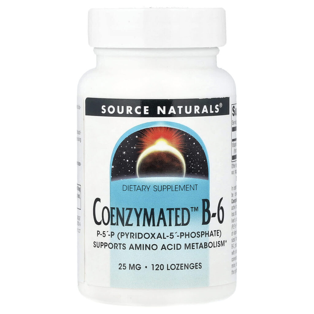 Source Naturals B-6 Coenzymated™ 25 mg 120 Pastilhas