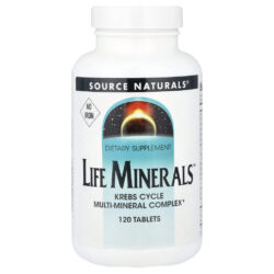Source Naturals Life Minerals™ Sem Ferro 120 Comprimidos