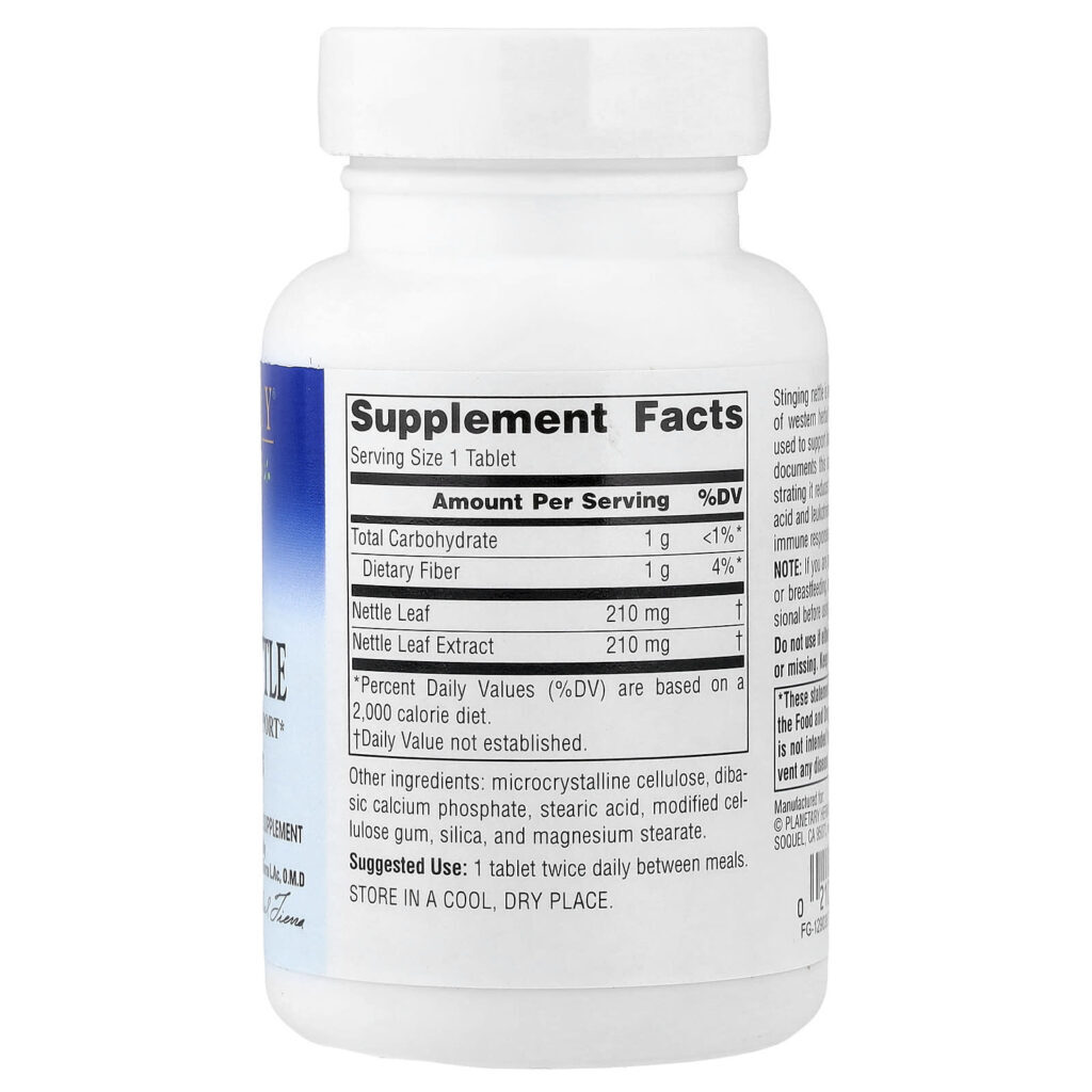 Planetary Herbals Urtiga Full Spectrum™ 420 mg 60 Comprimidos - Imagem 2