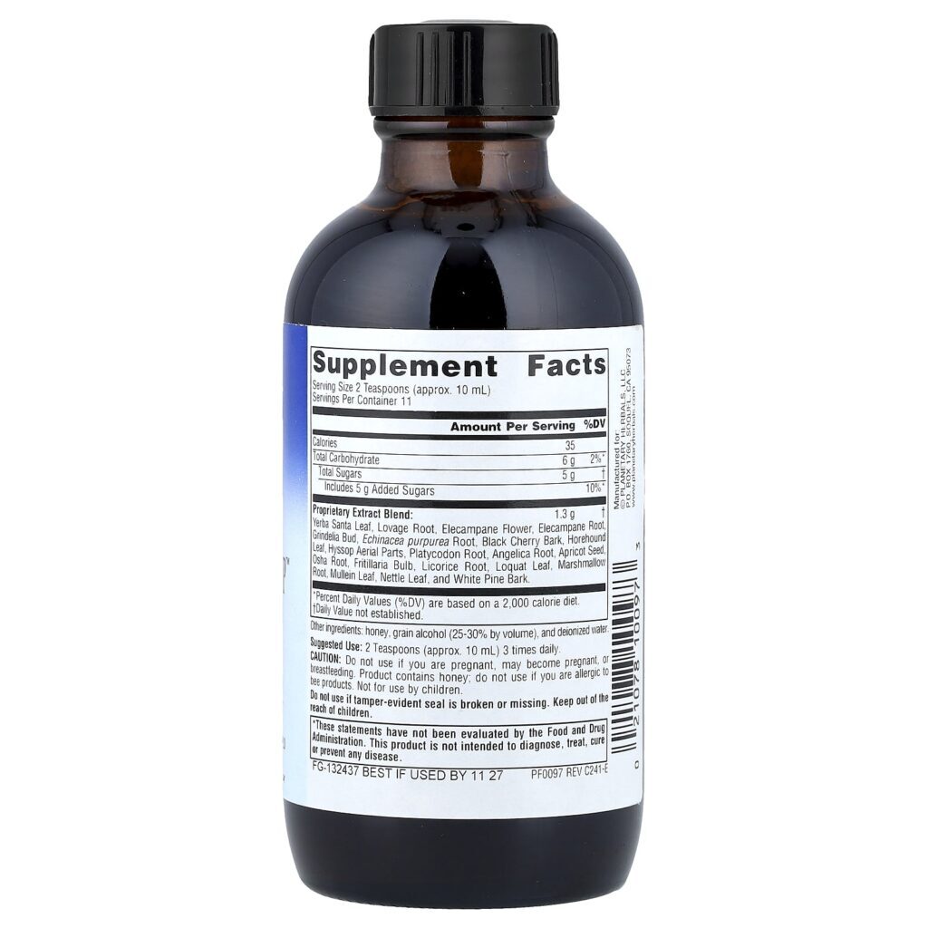 Planetary Herbals Wild Cherry Bark Syrup™ do Dr. Tierra 11828 ml (4 fl oz) - Imagem 2