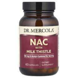 Dr. Mercola NAC com Cardo-Mariano 60 Cápsulas