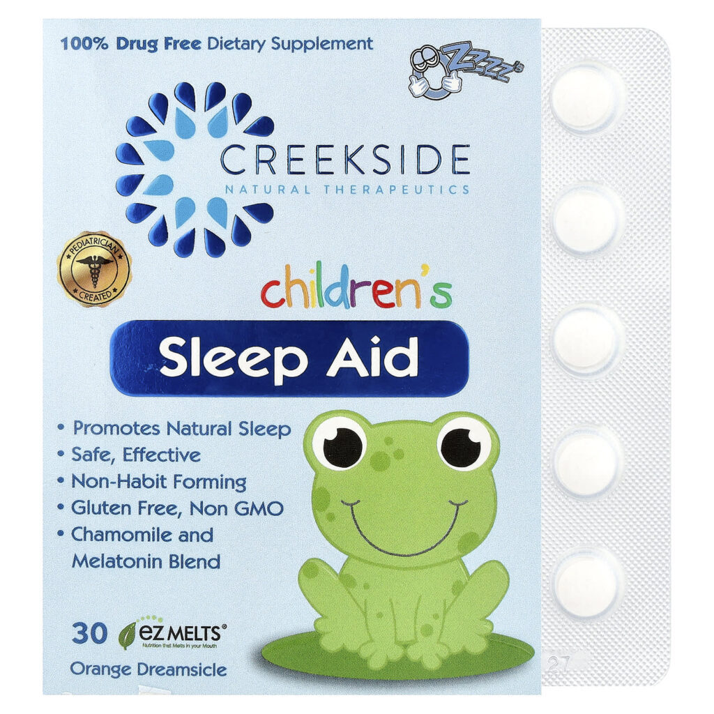 Creekside Natural Therapeutics Auxílio ao Sono das Crianças Orange Dreamsicle 30 EZ Melts®