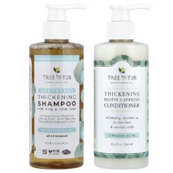 Tree To Tub Conjunto de Shampoo e Condicionador Espessantes Sapindus Conjunto de 2 Unidades 250 ml (85 fl oz) Cada