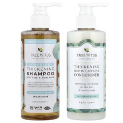 Tree To Tub Conjunto de Shampoo e Condicionador Espessantes Sapindus Conjunto de 2 Unidades 250 ml (85 fl oz) Cada