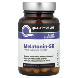 Quality of Life Melatonin-SR™ 5 mg 30 Cápsulas Vegetais