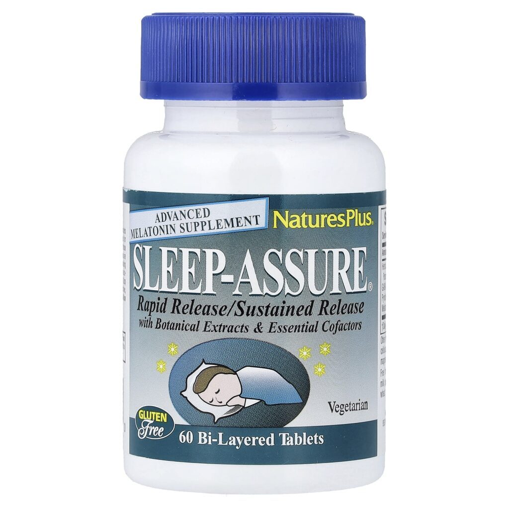 NaturesPlus Sleep Assure® 60 Comprimidos de Duas Camadas