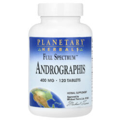 Planetary Herbals Andrographis Espectro Completo 400 mg 120 Tabletes
