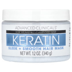 Advanced Clinicals Máscara de Queratina Suave + Suave 340 g (12 oz)