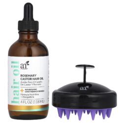 artnaturals Kit para Crescimento Capilar Alecrim + Óleo de Rícino Kit com 2 Unidades