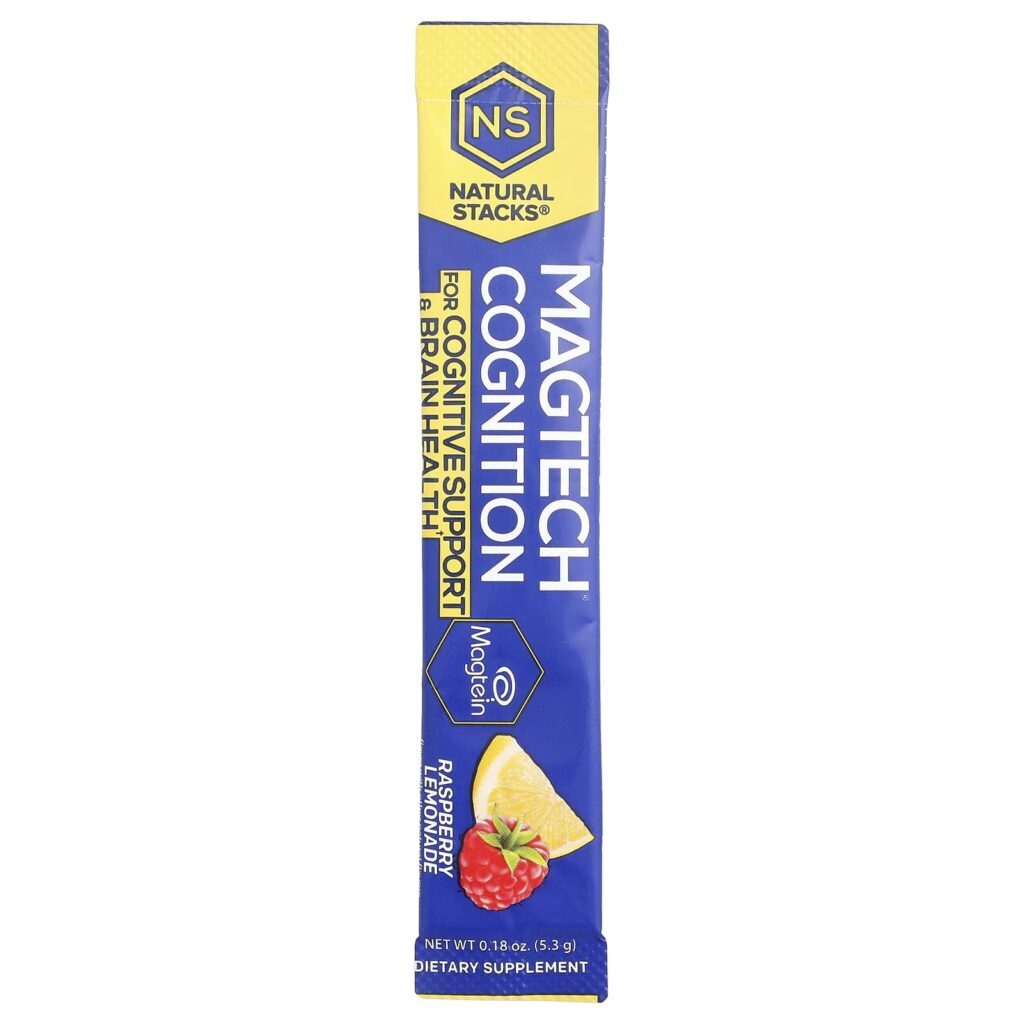 Natural Stacks Magtech® Cognition Limonada de Framboesa 14 Embalagens 53 g (018 oz) Cada - Imagem 3