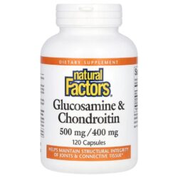 Natural Factors Glicosamina e Condroitina 120 Cápsulas