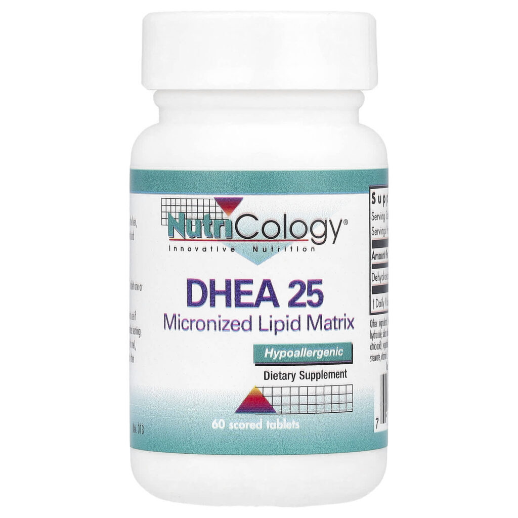 Nutricology DHEA 25 Matriz Lipídica Micronizada 60 Comprimidos Classificados