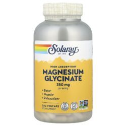 Solaray Glicinato de Magnésio Alta Absorção 240 VegCaps
