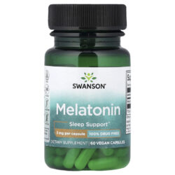 Swanson Melatonina 3 mg 60 Cápsulas