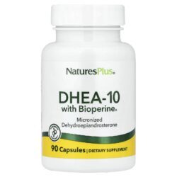 NaturesPlus DHEA-10 com Bioperine® 90 Cápsulas
