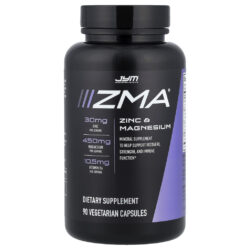 JYM Supplement Science ZMA Zinco e Magnésio 90 Cápsulas Vegetarianas