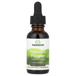 Swanson Extrato Líquido de Passiflora Sem Álcool e Açúcar 296 ml (1 fl oz)