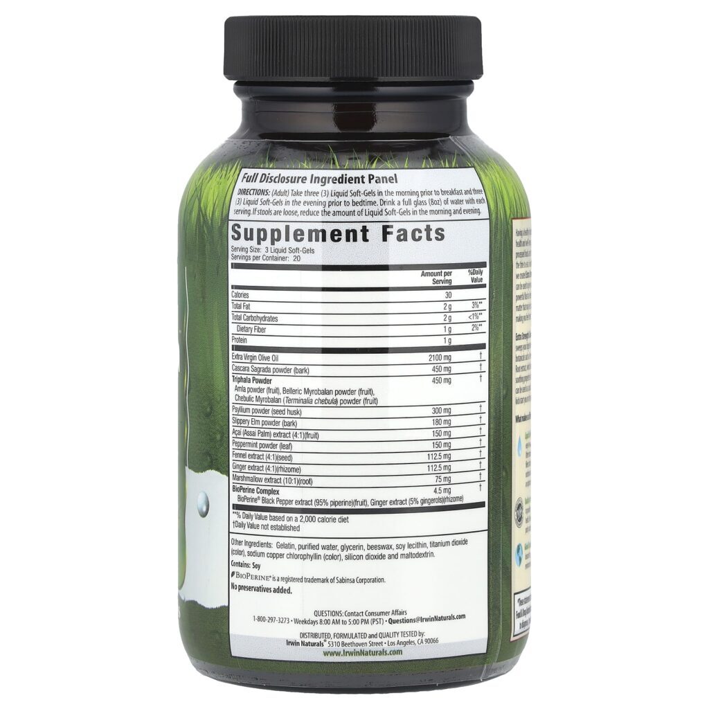 Irwin Naturals Colon Flush™ 60 Cápsulas Softgel Líquidas - Imagem 2