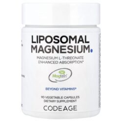 Codeage L-treonato de Magnésio Lipossomal 90 Cápsulas Vegetais