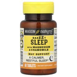 Mason Natural Eazzy Sleep com Magnésio e Camomila 60 Comprimidos