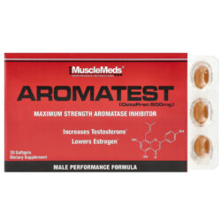 MuscleMeds Aromatest 500 mg 30 Cápsulas Softgel