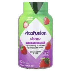 VitaFusion Gomas do Sono Força Máxima Morango 100 Gomas