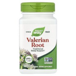 Natures Way Raiz de Valeriana 100 Cápsulas Veganas (530 mg por Cápsula)