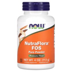 NOW Foods NutraFlora FOS Pó Puro 4 oz (113 g)