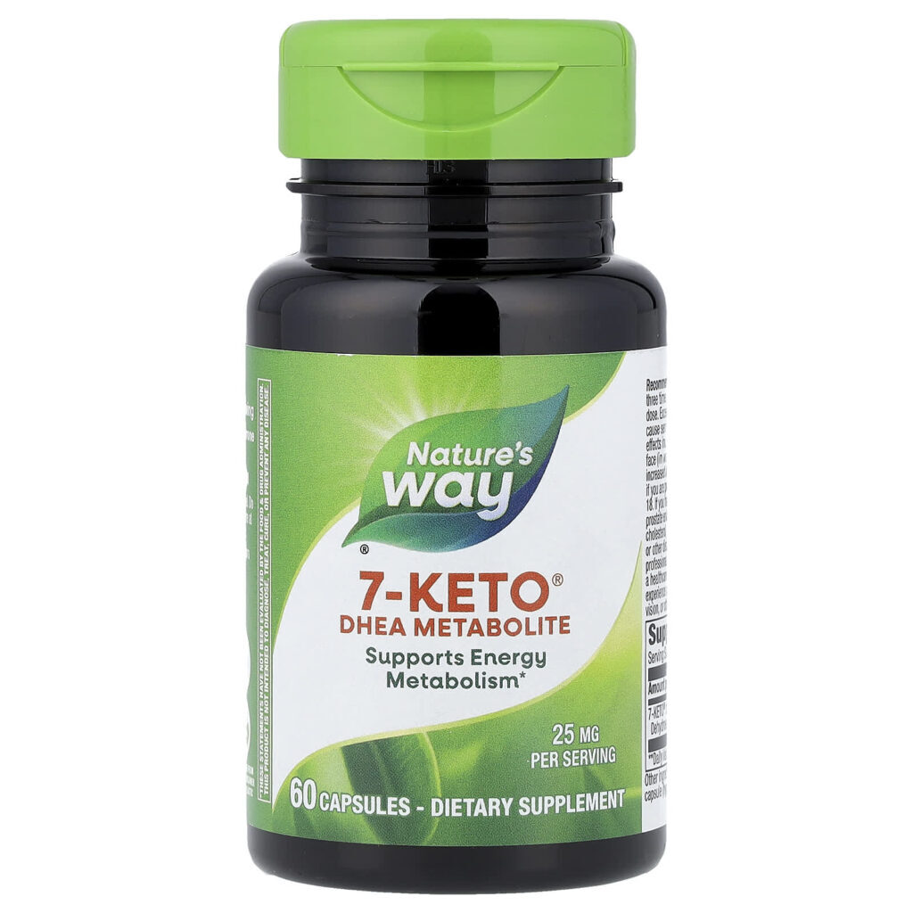 Natures Way 7-KETO DHEA Metabólito 60 cápsulas