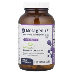 Metagenics Magnesium L-Threonate Saúde Cerebral 120 Cápsulas