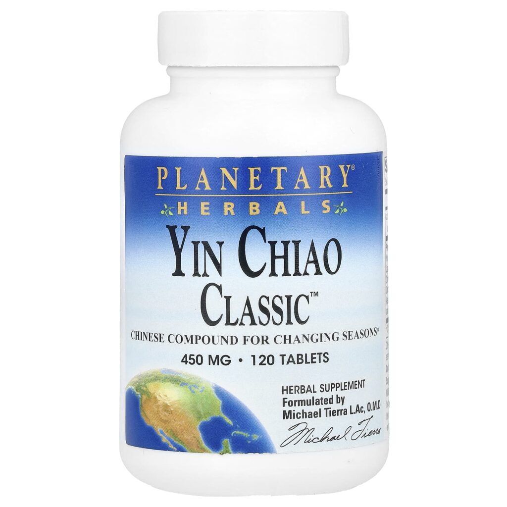 Planetary Herbals Yin Chiao Classic 450 mg 120 comprimidos