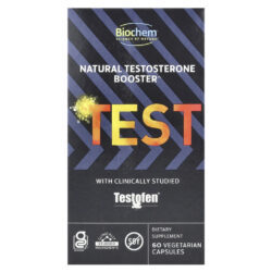 Biochem TESTE Reforço Natural de Testosterona 60 Cápsulas Vegetarianas