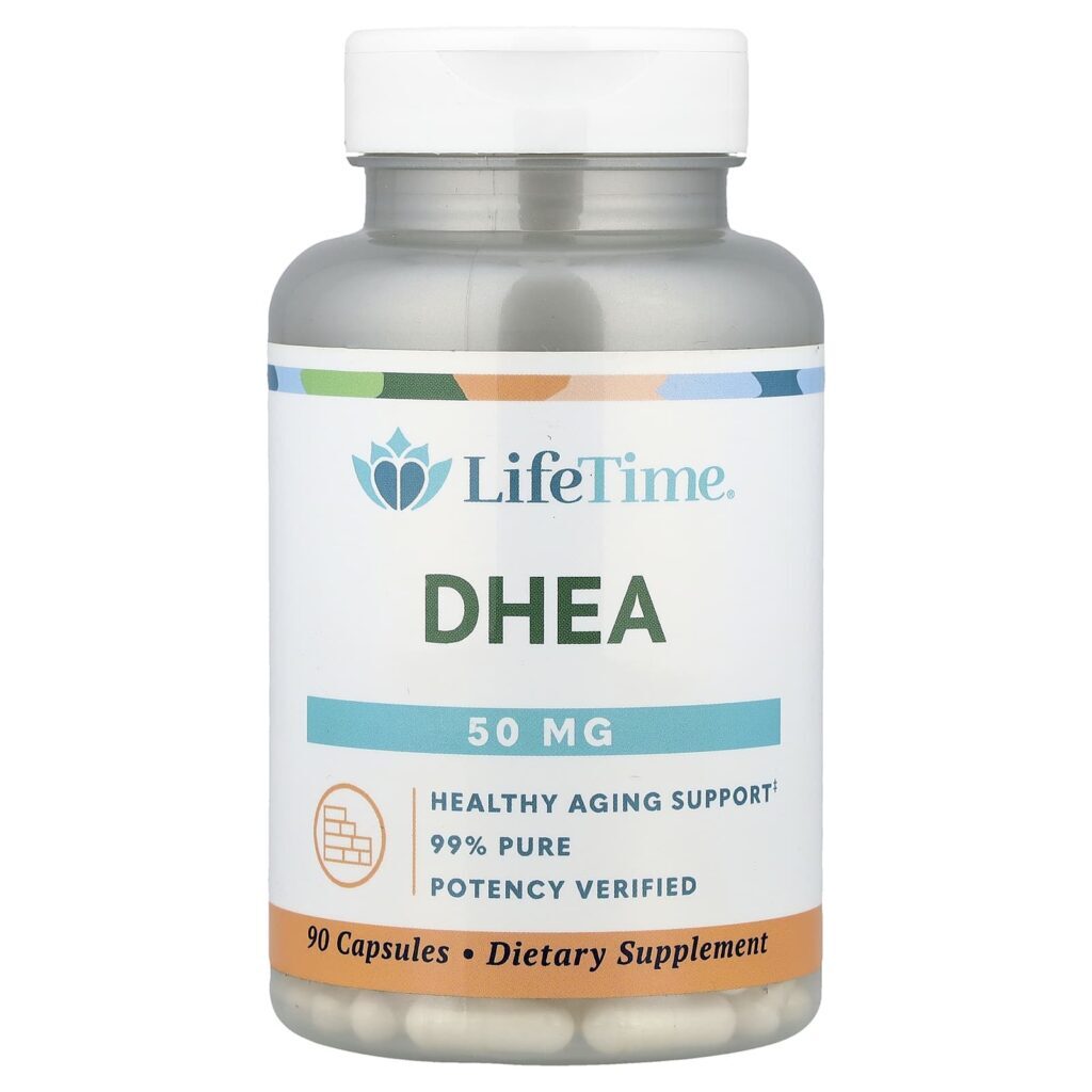LifeTime Vitamins DHEA 90 Cápsulas (25 mg por Cápsula)