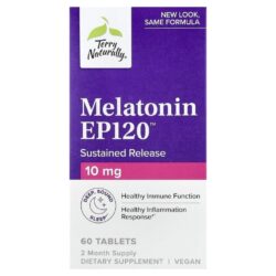 Terry Naturally Melatonina EP120™ Liberação Gradual 10 mg 60 Comprimidos