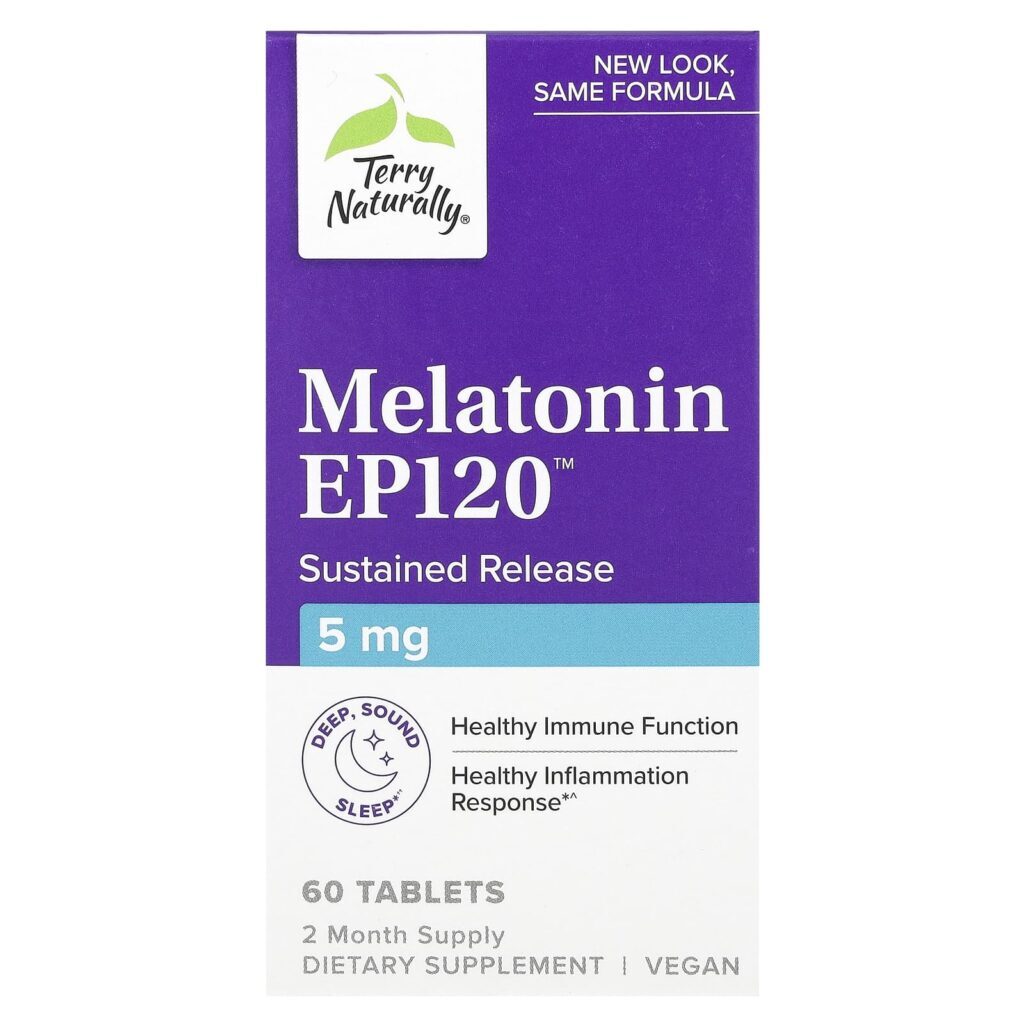 Terry Naturally Melatonina EP120 5 mg 60 Comprimidos