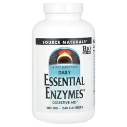 Source Naturals Essential Enzymes Diário 500 mg 240 Cápsulas