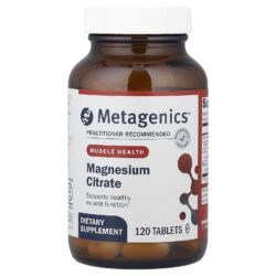 Metagenics Citrato de Magnésio Saúde Muscular 120 Comprimidos