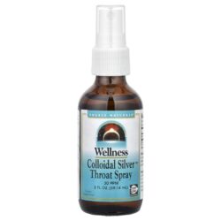 Source Naturals Spray para Garganta Wellness Colloidal Silver™ 5914 ml (2 fl oz)