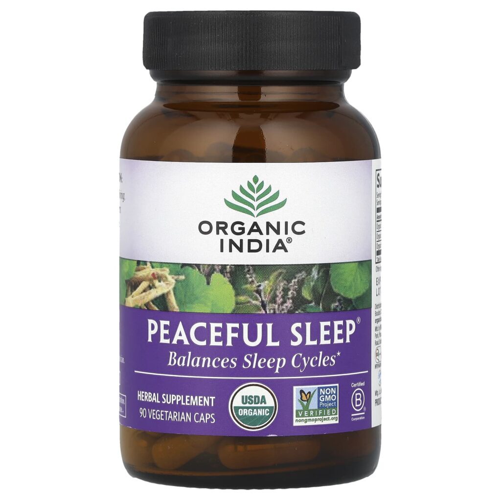 Organic India Peaceful Sleep® 90 Cápsulas Vegetarianas